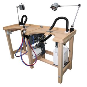 Flamefast Double Jewellery Bench - EM222